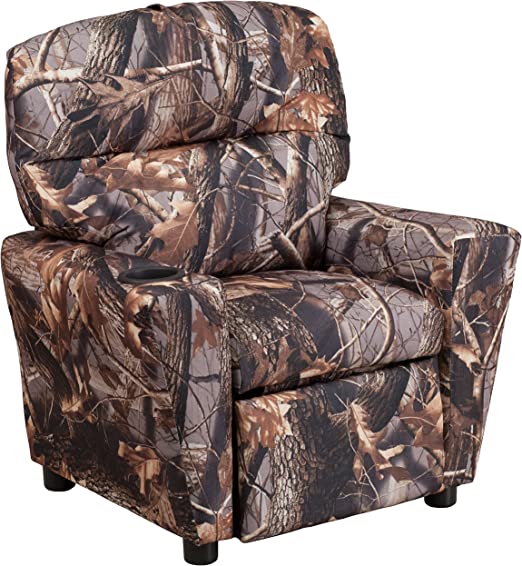 Flash Furniture Contemporary Camouflaged Fabric Kids Recliner